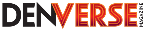 DENVERSE logo with bold orange and red gradient letters