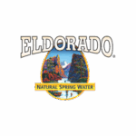 Eldorado logo featuring mountains and trees with "Natural Spring Water" text
