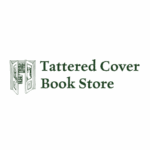 Tattered Cover Book Store logo in dark green on white background