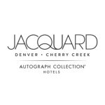 Jacquard Denver Cherry Creek Autograph Collection Hotels logo, minimalist black text on white background