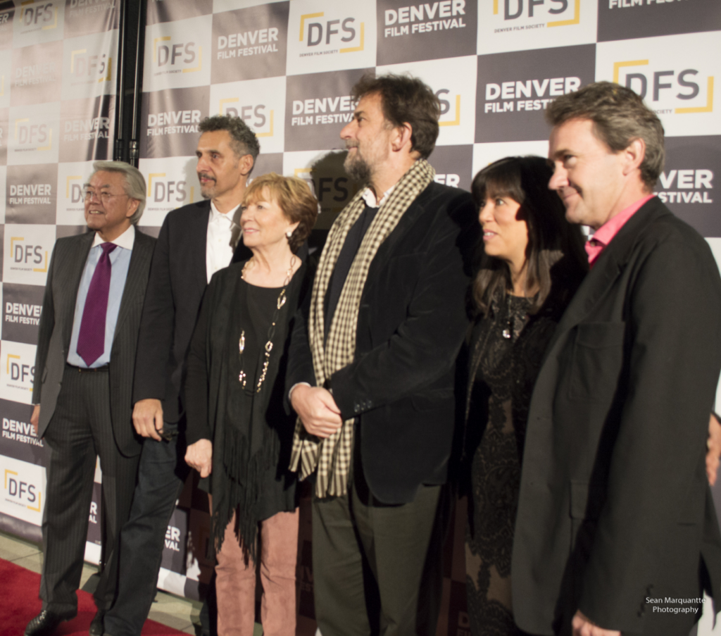 Marquantte_Italian-Filmmakers-Red-Carpet-7441.png at Denver Film Festival red carpet event, group smiling