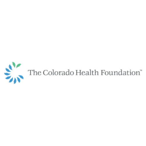 The Colorado Health Foundation logo with colorful leaf design